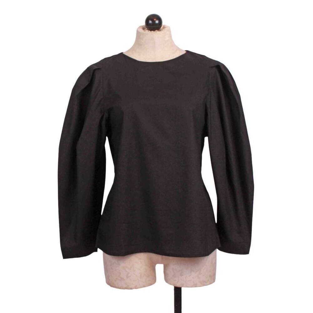 NEW MILLE lila puffed top in black - Picture 6 of 8